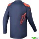 Alpinestars Racer Narin 2023 Kinder Cross Shirt - Night Navy / Hot Oranje