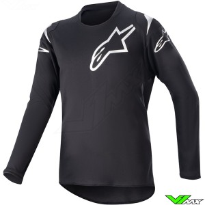 Alpinestars Racer Graphite 2023 Youth Motocross Jersey - Black