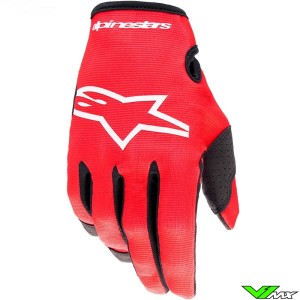 Alpinestars Radar 2023 Kinder Crosshandschoenen - Mars Rood