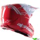 Alpinestars Supertech S-M8 Radium 2 Motocross Helmet - Bright Red / White