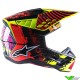Alpinestars S-M5 Solar Flare Motocross Helmet - Fluo Yellow / Fluo Red