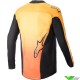 Alpinestars Techstar Sein 2023 Motocross Gear Combo - Black / Hot Orange