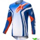 Alpinestars Racer Semi 2023 Motocross Gear Combo - Blue / Hot Orange (34/L)