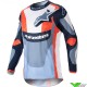 Alpinestars Fluid Agent 2023 Motocross Gear Combo - Night Navy / Hot Orange