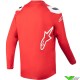 Alpinestars Racer Narin 2023 Youth Motocross Gear Combo - Mars Red