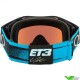 Oakley Airbrake Eli Tomac Signature Motocross Goggles - Black / Blue / Prizm Sapphire Lens
