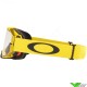 Oakley Airbrake Motocross Goggles - Yellow / Clear Lens