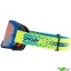 Oakley Airbrake Tread Retina Motocross Goggles - Fluo Yellow / Blue / Prizm Sapphire Lens