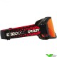 Oakley Airbrake Tread Motocross Goggles - Black / Red / Prizm Torch Lens