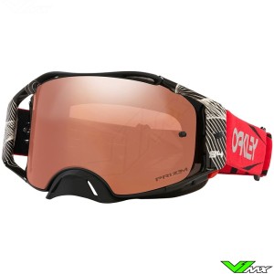 Oakley Airbrake Jeffrey Herlings Signature Motocross Goggles - Red / Prizm Black Lens