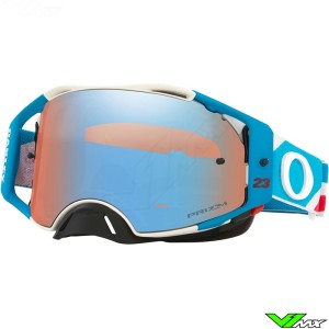Oakley Airbrake Chase Sexton Signature Motocross Goggles - Blue / Prizm Sapphire Lens