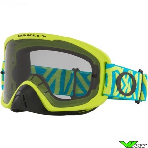 Oakley O Frame 2.0 Pro Angle Motocross Goggles - Fluo Yellow / Blue