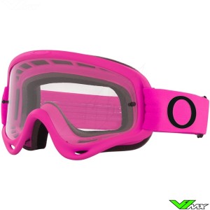 Oakley XS O Frame Youth Motocross Goggle - Pink / Clear Lens