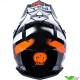 Pull In Trash Motocross Helmet - Orange
