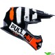 Pull In Trash Youth Motocross Helmet - Orange