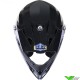 Pull In Solid Youth Motocross Helmet - Black