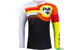 Pull In Challenger Race 2023 Motocross Jersey - Black / Neon Yellow / Red