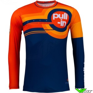 Pull In Challenger Race 2023 Motocross Jersey - Orange / Navy (M/L/XL)