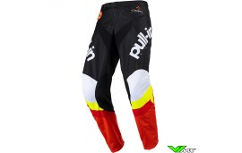 Pull In Challenger Race 2023 Motocross Pants - Black / Neon Yellow / Red