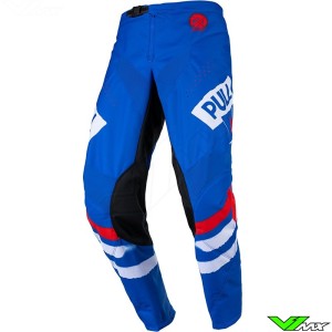 Pull In Challenger Trash Patriot 2023 Motocross Pants - Blue / Red