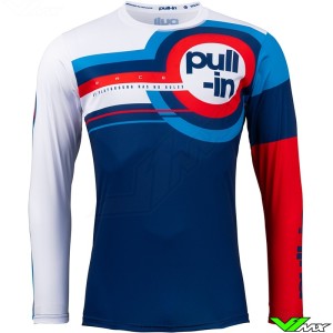 Pull In Challenger Race 2023 Kinder Cross shirt - Navy / Rood