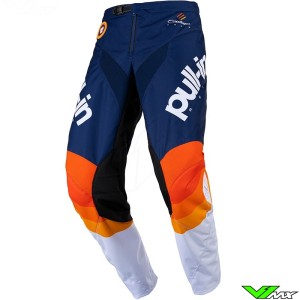Pull In Challenger Race 2023 Youth Motocross Pants - Orange / Navy