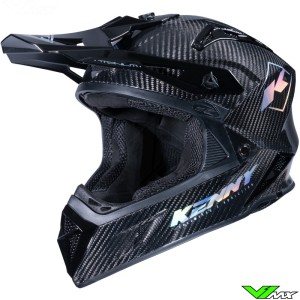 Kenny Titanium Carbon Motocross Helmet - Carbon Solid