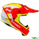 Kenny Titanium Motocross Helmet - Neon Yellow / Red