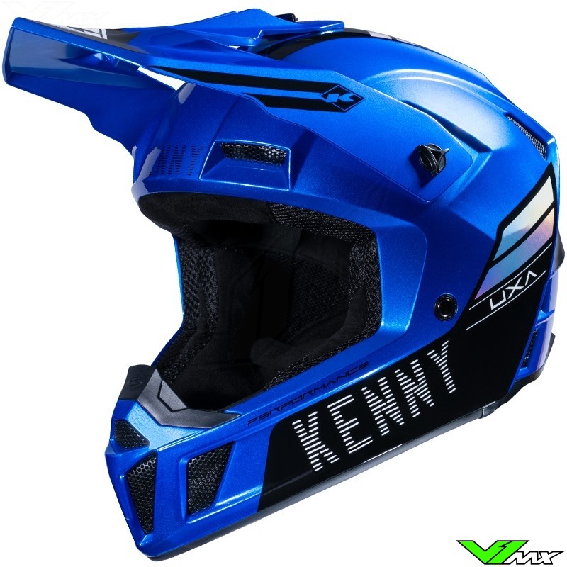 Kenny Performance Solid Motocross Helmet - Blue (XXL, 63-64cm)