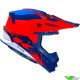 Kenny Track Motocross Helmet - Neon Red / Blue (M/L)