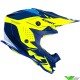 Kenny Track Youth Motocross Helmet - Navy / Neon Yellow (M , 49-50cm)