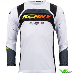 Kenny Track Focus 2023 Motocross Jersey - Black / White