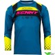 Kenny Track Focus 2023 Cross shirt - Donker Blauw / Neon Geel