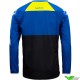 Kenny Track Force 2023 Cross shirt - Blauw / Neon Geel
