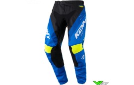 Kenny Track Force 2023 Motocross Pants - Blue / Neon Yellow