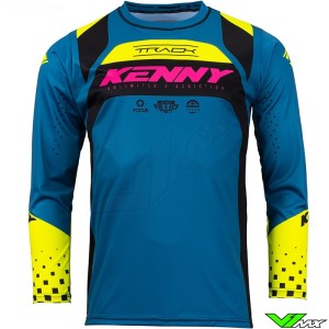 Kenny Track Focus 2023 Kinder Cross shirt - Donker Blauw