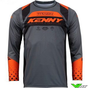 Kenny Track Focus 2023 Youth Motocross Jersey - Orange / Black