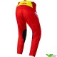 Kenny Track Focus 2023 Youth Motocross Pants - Neon Yellow / Red