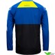 Kenny Track Force 2023 Youth Motocross Jersey - Blue / Neon Yellow
