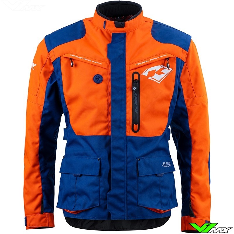 Kenny Titanium Enduro jas - Oranje / Navy