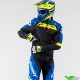 Kenny Softshell Enduro jas - Zwart / Blauw / Neon Geel