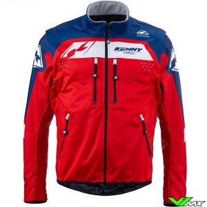 Kenny Softshell 2023 Enduro Jacket - Navy / Red