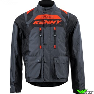 Kenny Track 2023 Enduro Jacket - Black / Orange
