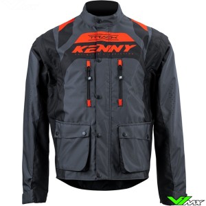 Kenny Track Enduro Jacket - Black / Orange