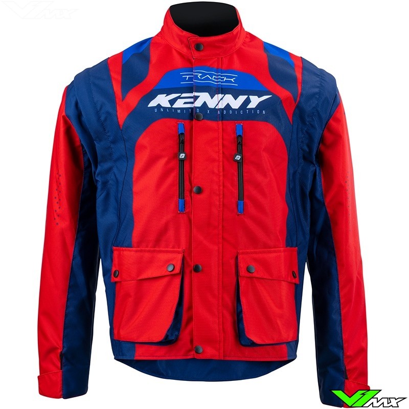 Kenny Track Enduro jas - Navy / Rood