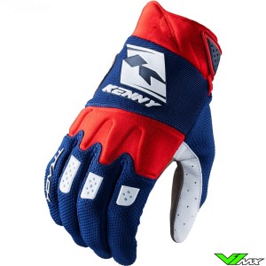 Kenny Track 2023 Motocross Gloves - Navy / Red