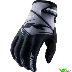 Kenny Brave Motocross Gloves - Black / Grey