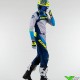 Kenny Track Focus 2023 Motocross Gear Combo - Grey / Navy / Neon Yellow