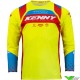 Kenny Track Focus 2023 Youth Motocross Gear Combo - Neon Yellow / Red