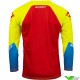 Kenny Track Focus 2023 Youth Motocross Gear Combo - Neon Yellow / Red